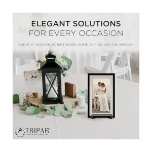 Tripar soporte de alambre y caoba cuadrado 3 pulgadas_3