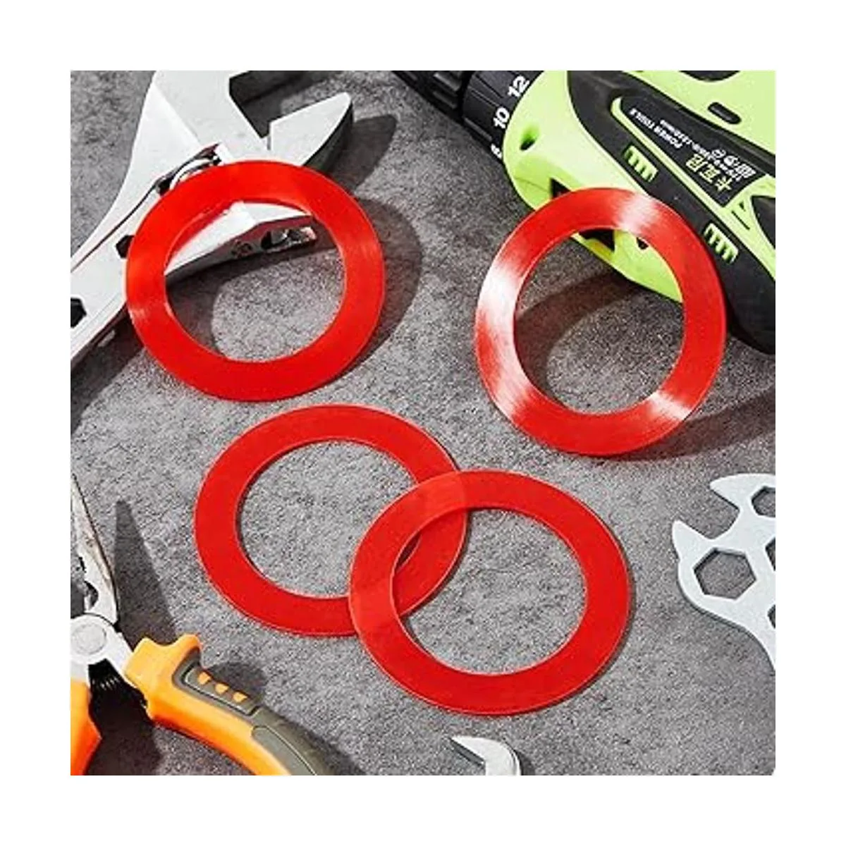 Paquete de 4 juntas de sello de válvula de descarga_4