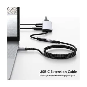 Cable de extensión USB C de 3 pies cable extensor tipo C_4
