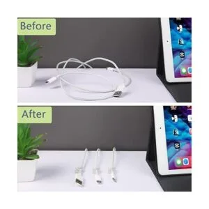 KGROTE 60 clips de cable de luz para exteriores ganchos_3
