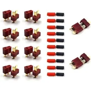 skrnrhrery 10 pares de conectores de enchufe en T para_1