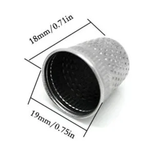 LGEGE 30 dedales de costura de metal vintage de tono_4