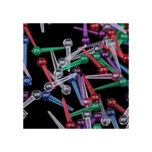 Lependor 1000 piezas de colores surtidos de plástico de_5