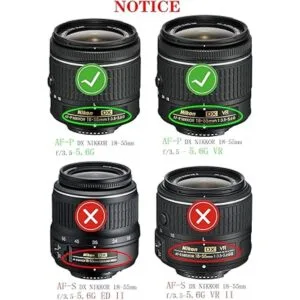 Tapa de lente de 2.165 in para Nikon AFP no AFS DX_2