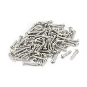 Uxcell 100pcs M2 x 10 mm de acero inoxidable Phillips Pan_1