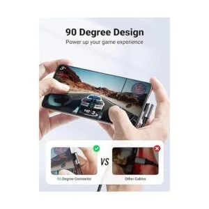 UGREEN Cable USB C a USB C de 60 W ángulo recto de 90_3