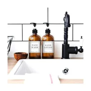 36 etiquetas impermeables para botellas loción de jabón_7