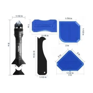 TILER Herramientas de calafateo de silicona 5 en 1 cabeza_4
