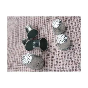 LGEGE 30 dedales de costura de metal vintage de tono_3