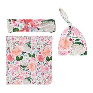 Muñecas Reborn para bebé manta floral para muñecas Reborn_2