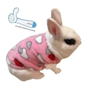 ANIAC Disfraz de mascota linda ropa de conejo chaleco_2