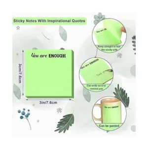 Notas adhesivas inspiradoras de 3 x 3 pulgadas 50 hojas_2