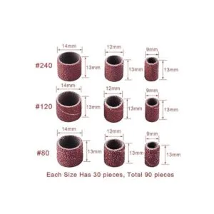 AUSTOR 192 piezas de tambor de lijado con caja gratuita_5