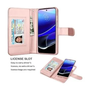 Njjex Funda tipo cartera para Motorola Moto G Stylus 2022_3