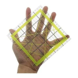 XGNG Regla cuadrada de acolchado de 4.5 x 4.5 pulgadas_3