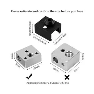 Creality Calcetines de silicona para calentador de Sprite_3