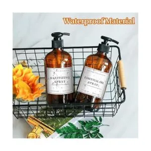 36 etiquetas impermeables para botellas loción de jabón_3