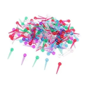 Lependor 1000 piezas de colores surtidos de plástico de_4