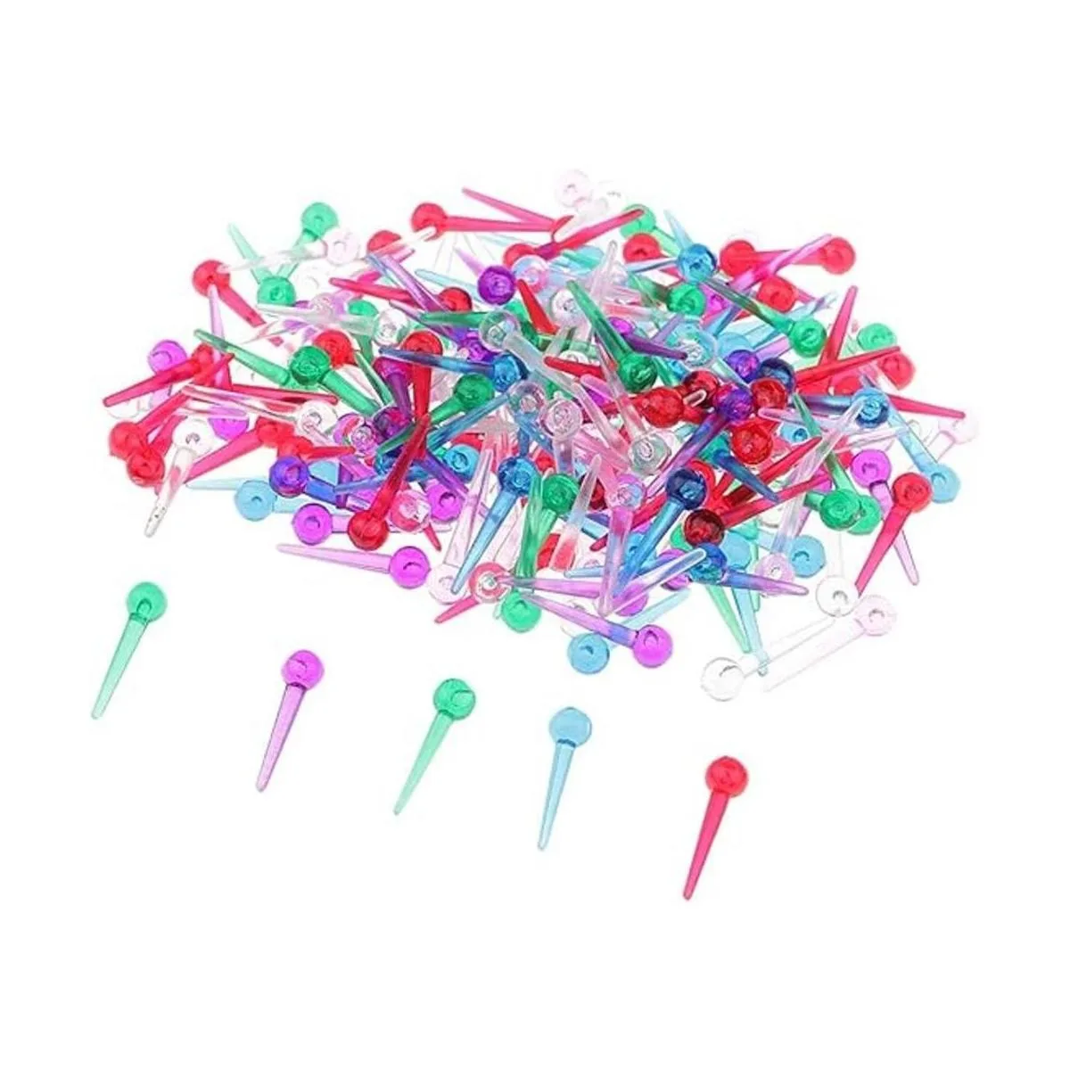Lependor 1000 piezas de colores surtidos de plástico de_4