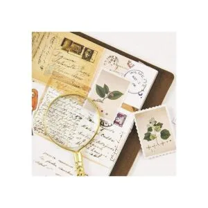 EORTA Juego de 135 pegatinas para sellos postales vintage_5