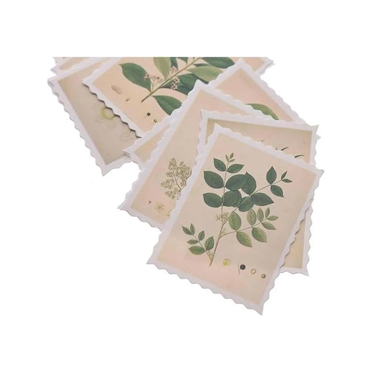 EORTA Juego de 135 pegatinas para sellos postales vintage_2