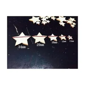 1 Pack 100pcs 5 Tamaños mixtos Fivepointed Star de_2