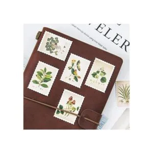 EORTA Juego de 135 pegatinas para sellos postales vintage_6