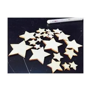 1 Pack 100pcs 5 Tamaños mixtos Fivepointed Star de_3