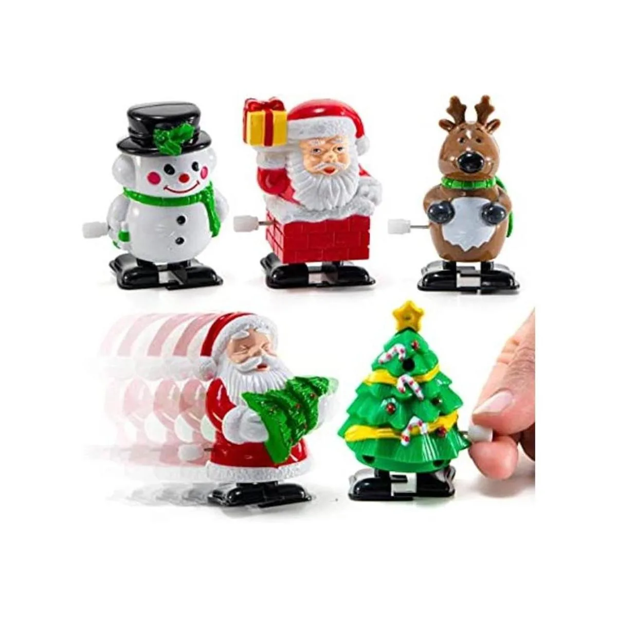 PREXTEX Rellenos de calcetines de Navidad con cuerda de_1