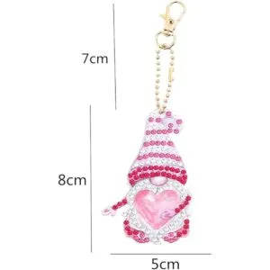 Mwoot Kit de 5 llaveros de pintura de diamantes 5D de_3