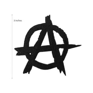 Parche bordado con diseño de anarquía de 3.0 in para_2