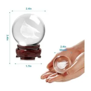 LITIALLY 2.4 pulgadas 2.362 in bola de cristal de pájaro_3