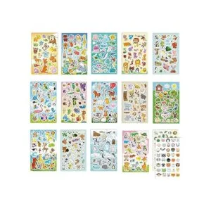 Sinceroduct Juego surtido de calcomanías de animales 8_6