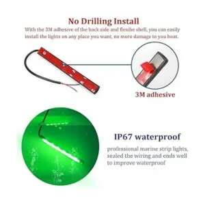 Boaton Luces de navegación para barco luces de arco súper_6