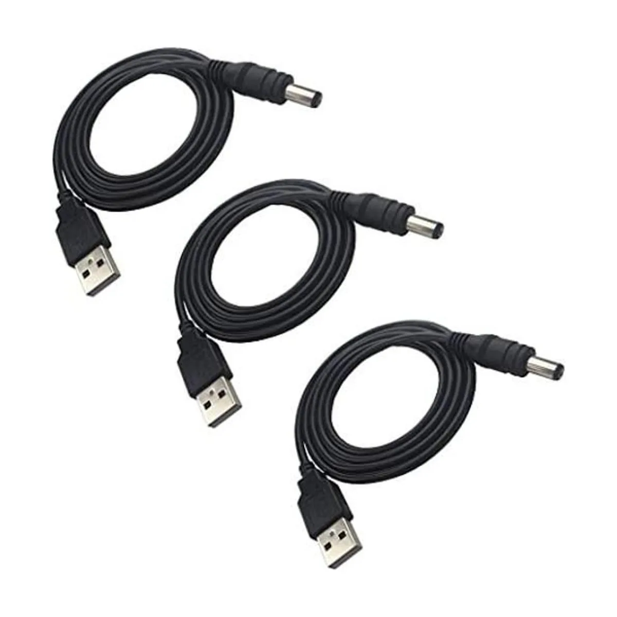 dzydzr 3 pcs 3.3 foot Cable de extensión USB A DC Cable_1