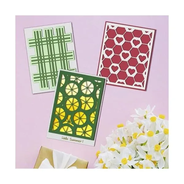 3 hojas de troqueles rectangulares para hacer tarjetas_3