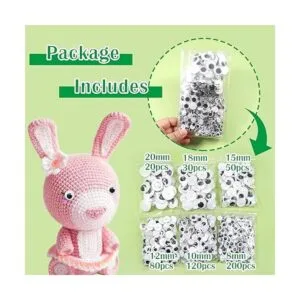 TOAOB 500 botones para coser en ojos de 0.315 in a 0.787_4