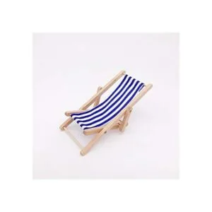 SXFSE Decoración de casa de muñecas mini silla plegable_3