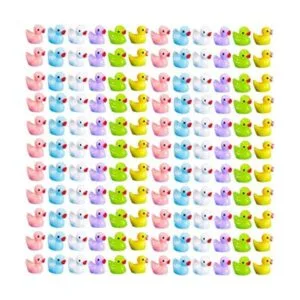 120 piezas de mini pato de resina figuras en miniatura_1