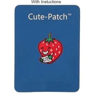 Mini bordado de fresa lindo en el parche coser en apliques_3