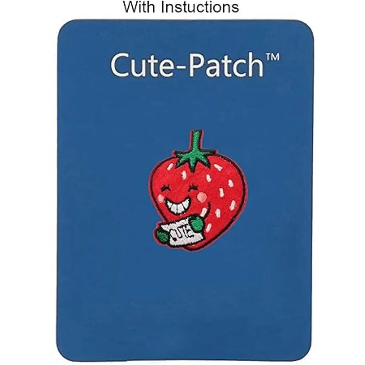 Mini bordado de fresa lindo en el parche coser en apliques_3