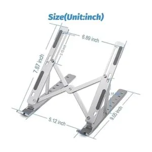 Vancold Portable Laptop Stand Ergonomic Aluminum Laptop_3