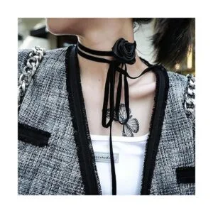 BokingOne Cinta de terciopelo negro de 38 pulgadas x 30_4