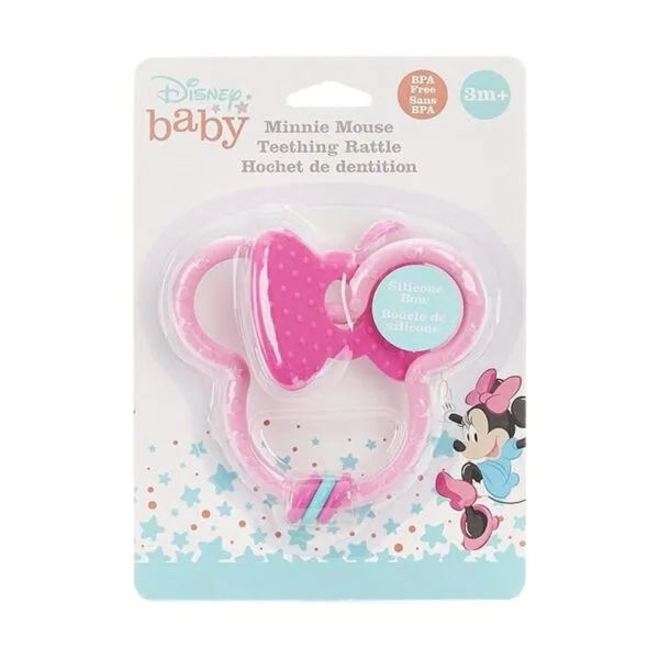 Juguete de anillo de dentición de Minnie Mouse para bebé_3