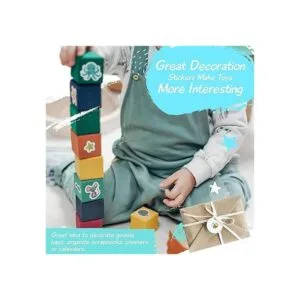 Sinceroduct Juego surtido de calcomanías de animales 8_5