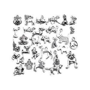 30pcs Antiguo Tibetano Plata Animal Encantos Aleación Pet_1