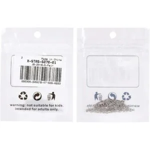 Kissitty Pendientes largos de hilo para orejas Acero_7