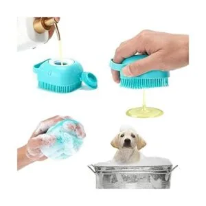 Kit de 6 piezas de aseo para mascotas cepillo de baño_2