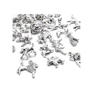 30pcs Antiguo Tibetano Plata Animal Encantos Aleación Pet_4