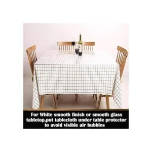 Protector de mesa de vinilo transparente para mesita de_6